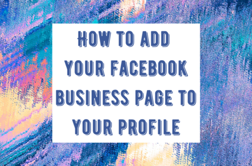 how to connect your facebook business page to your profile